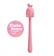 Мини-вибростимулятор Cute Bunny, розовый