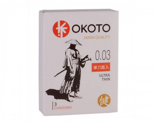 OKOTO Ultra Thin - ультратонкие презервативы для нежных ощущений