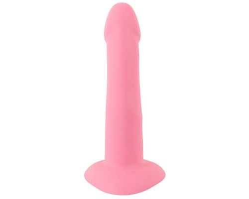 Вибростимулятор на присоске Heart Guy, розовый