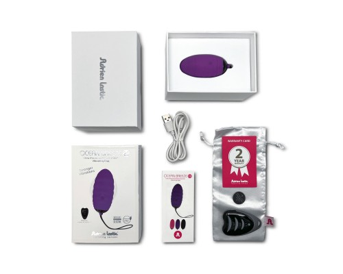 Ocean Breeze 2.0  LRS виброяйцо с пультом ДУ фиолетовый