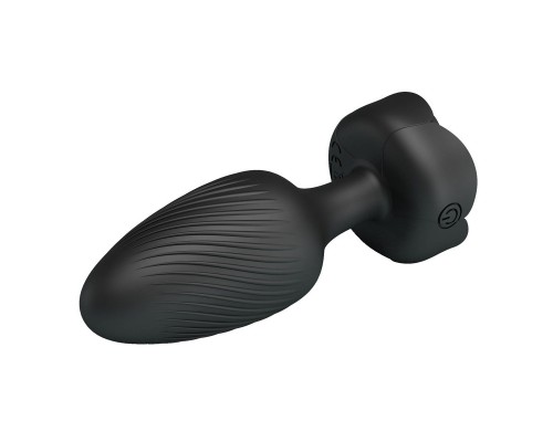 Анальная вибропробка с разноцветной подсветкой OSBORN