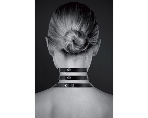 Изысканный чокер CHOKER FETISH NOIR - идеальный аксессуар для соблазнительных игр