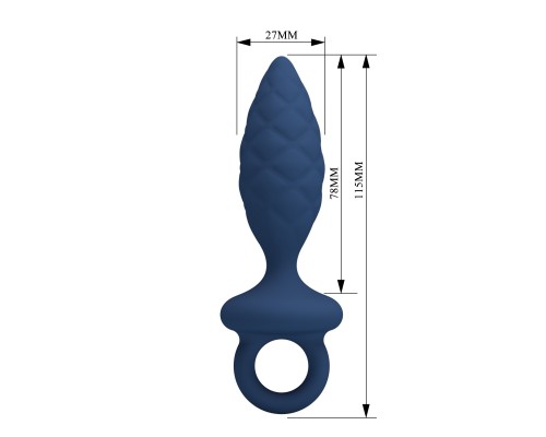 Анальная пробка с кольцом, размер S