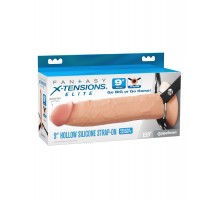 Страпон полый на ремнях 9