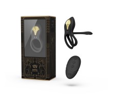 Эрекционное виброкольцо с пультом BAYEK, чёрное