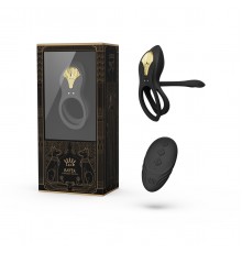 Эрекционное виброкольцо с пультом BAYEK, чёрное