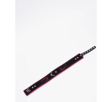 Ошейник с розовой строчкой 