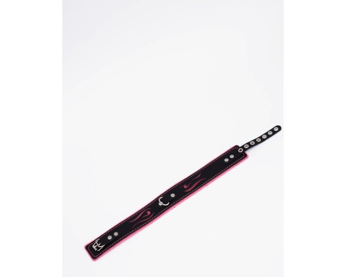 Ошейник с розовой строчкой 