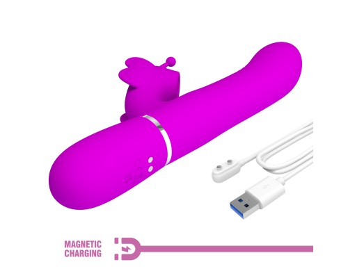 Вибромассажёр-кролик Ridgely, 4 в 1