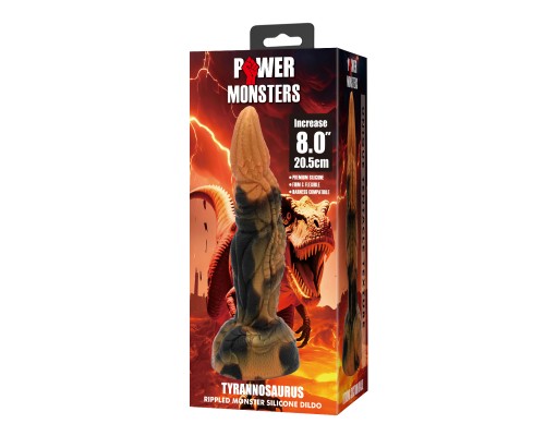 Tyrannosaurus, фаллоимитатор на присоске, серии Power Monsters, 20,5 см