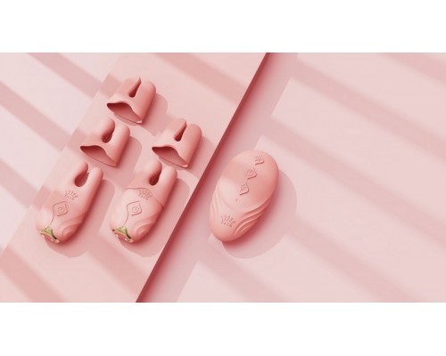 Виброзажимы на соски NAVE, розовые