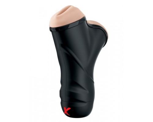 Мастурбатор с двумя тоннелями PDX ELITE Double Penetration Vibrating Stroker