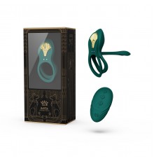 Эрекционное виброкольцо с пультом BAYEK, зелёное