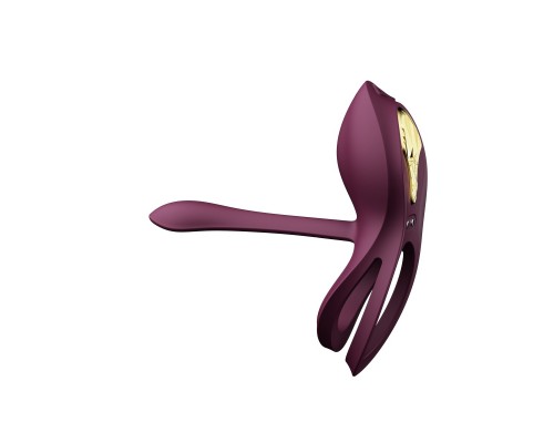 Эрекционное виброкольцо с пультом BAYEK, фиолетовое