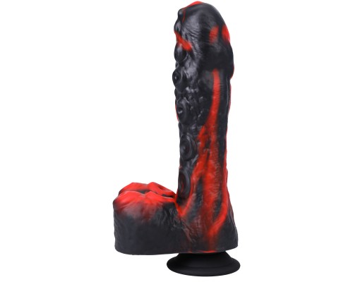 Секс-машина мини на присоске Tendril Thruster, чёрно-красная