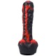Секс-машина мини на присоске Tendril Thruster, чёрно-красная
