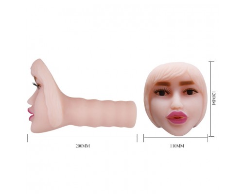 Мастурбатор лицо с вибрацией Baile Passion Lady