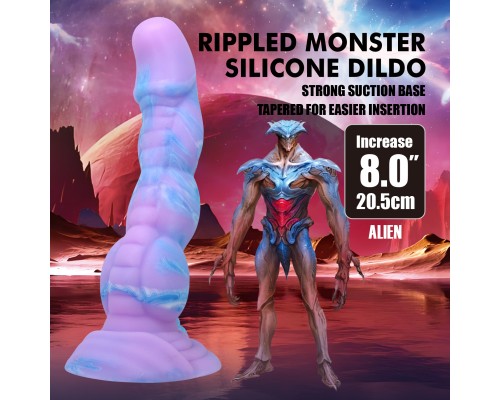 Alien, фаллоимитатор на присоске, серии Power Monsters, 20,5 см