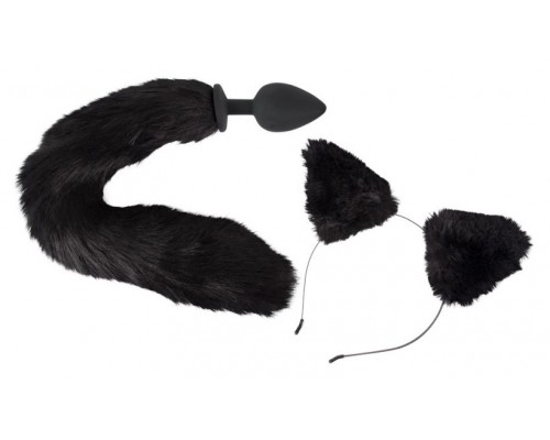 Игровой набор Bad Kitty Pet Play Plug & Ears: воплощение фантазий в интимной игре