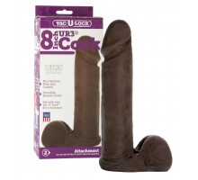 Насадка реалистик 8 черн. для Харнесс, UR3 Vac-U-Lock - 8 ULTRASKYN Cock - Choco