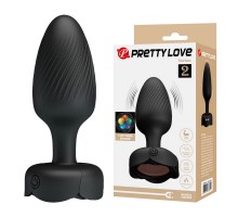 Анальная вибропробка с разноцветной подсветкой VARIAN