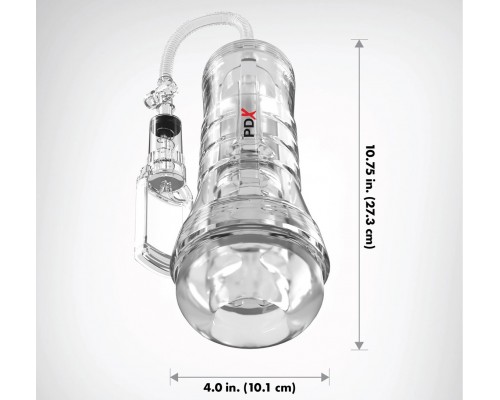 Мастурбатор с вакуумной помпой ViewTube Vac XXL