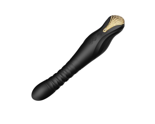 Вибростимулятор с поступательными движениями KING, чёрный