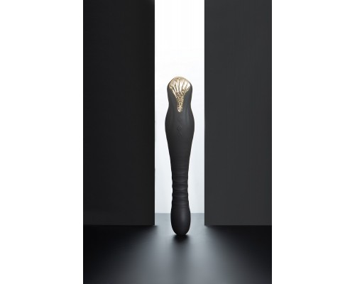 Вибростимулятор с поступательными движениями KING, чёрный