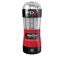 PDX Elite ViewTube See-Thru Stroker Мастурбатор прозрачный