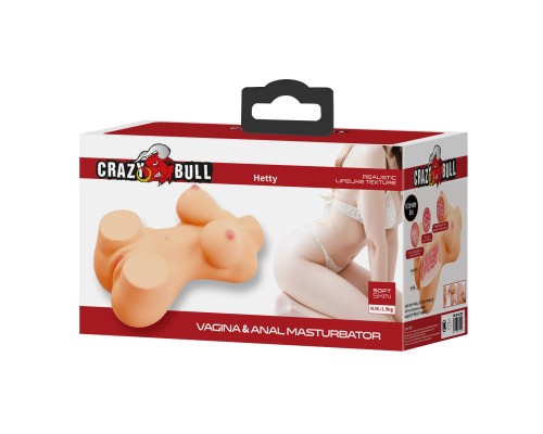 Мастурбатор-торс Hetty, вагина и анус