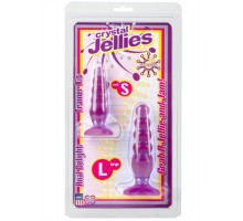 Crystal Jellies - Anal Trainer Kit - Purple Анальные пробки 2 шт. (сиреневый)