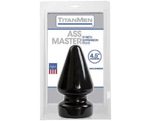 Анальная пробка большого размера без вибрации TitanMen Tools - Butt Plug - 4.5 Dia: наслаждайтесь уникальными ощущениями