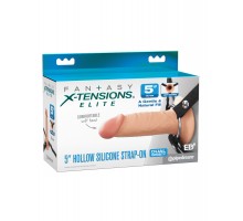 Страпон полый на ремнях 5