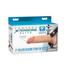 Страпон полый на ремнях 5