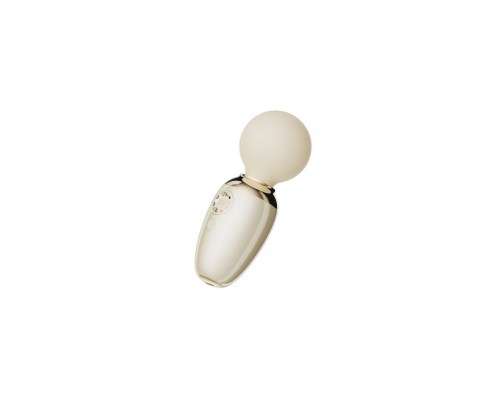 Мини-вибромассажёр с функцией нагрева AVA, бежевый