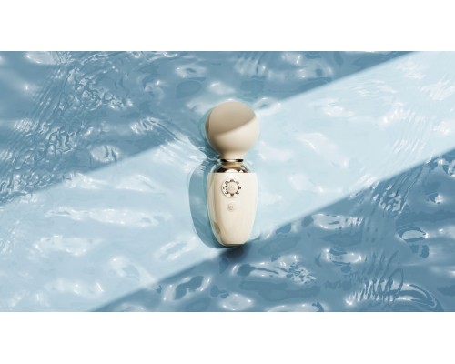 Мини-вибромассажёр с функцией нагрева AVA, бежевый