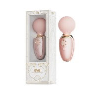 Мини-вибромассажёр с функцией нагрева AVA, розовый