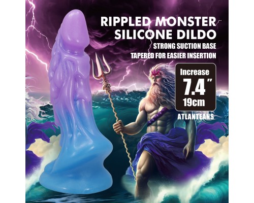 Atlanteans, фаллоимитатор на присоске, серии Power Monsters, 19 см