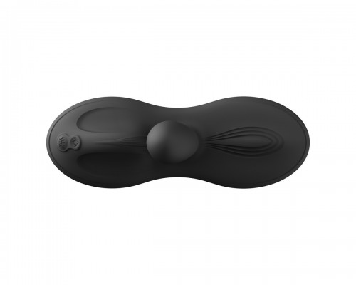 Виброподушка с функцией нагрева FLORA, чёрная