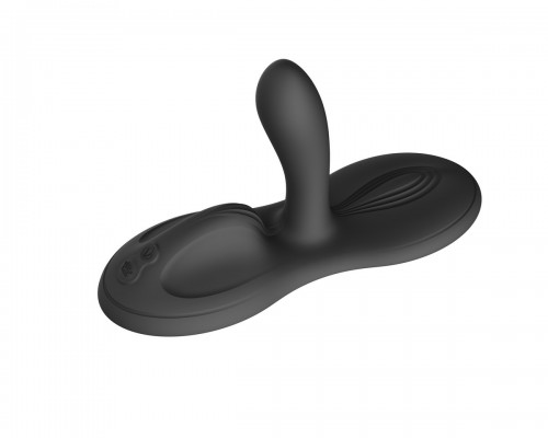 Виброподушка с функцией нагрева FLORA, чёрная