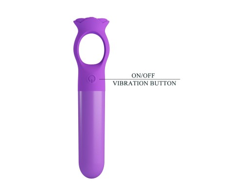 Вибропуля с кольцом Gianna