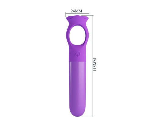 Вибропуля с кольцом Gianna