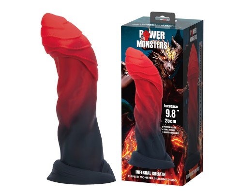 Infernal Goliath, фаллоимитатор на присоске, серии Power Monsters, 25 см