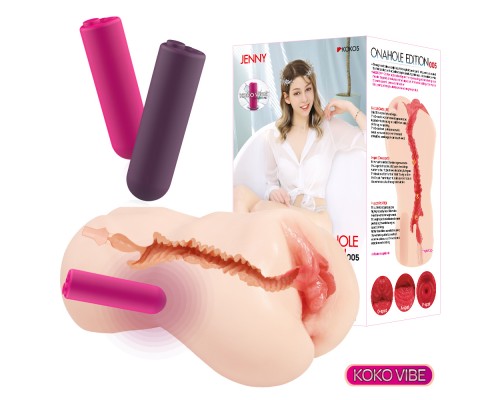 Jenny Onahole edition 005 мастурбатор вагина с вибрацией