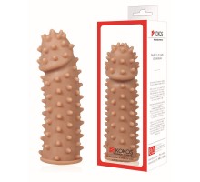 Насадка на фаллос с шипами и бугорками размер M, EXTREME SLEEVE ES.003