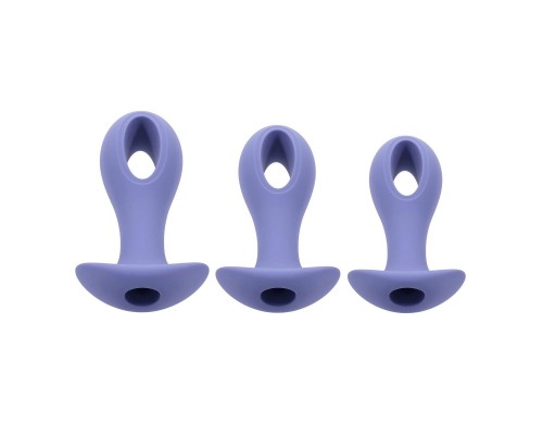 Набор анальных пробок с вибропулей Hole Punch Plug Set