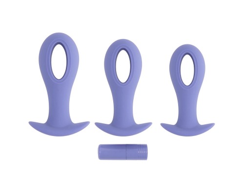 Набор анальных пробок с вибропулей Hole Punch Plug Set