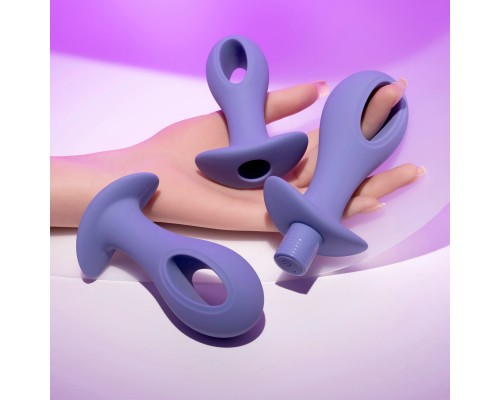 Набор анальных пробок с вибропулей Hole Punch Plug Set