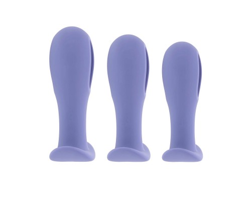 Набор анальных пробок с вибропулей Hole Punch Plug Set