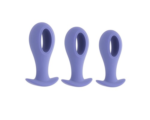 Набор анальных пробок с вибропулей Hole Punch Plug Set